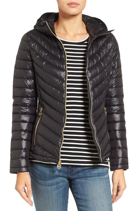 michael kors packable down jacket lord and taylor|Michael Kors packable nylon anorak.